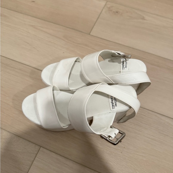 Jeffery Campbell White Moody Platform Heels - Picture 2 of 4